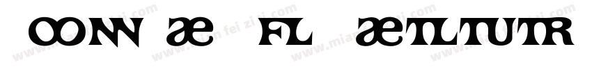 Sonya  Ligatures字体转换